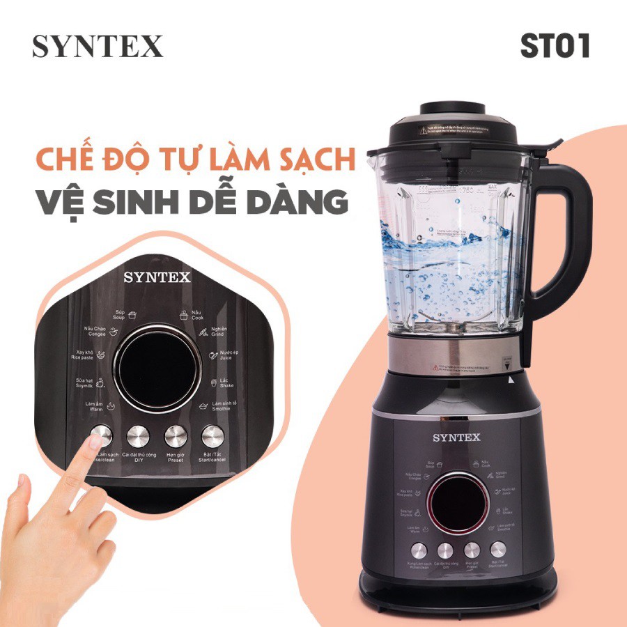 [Mã ELHA22 giảm 6% đơn 300K] Máy xay nấu đa năng Syntex ST01