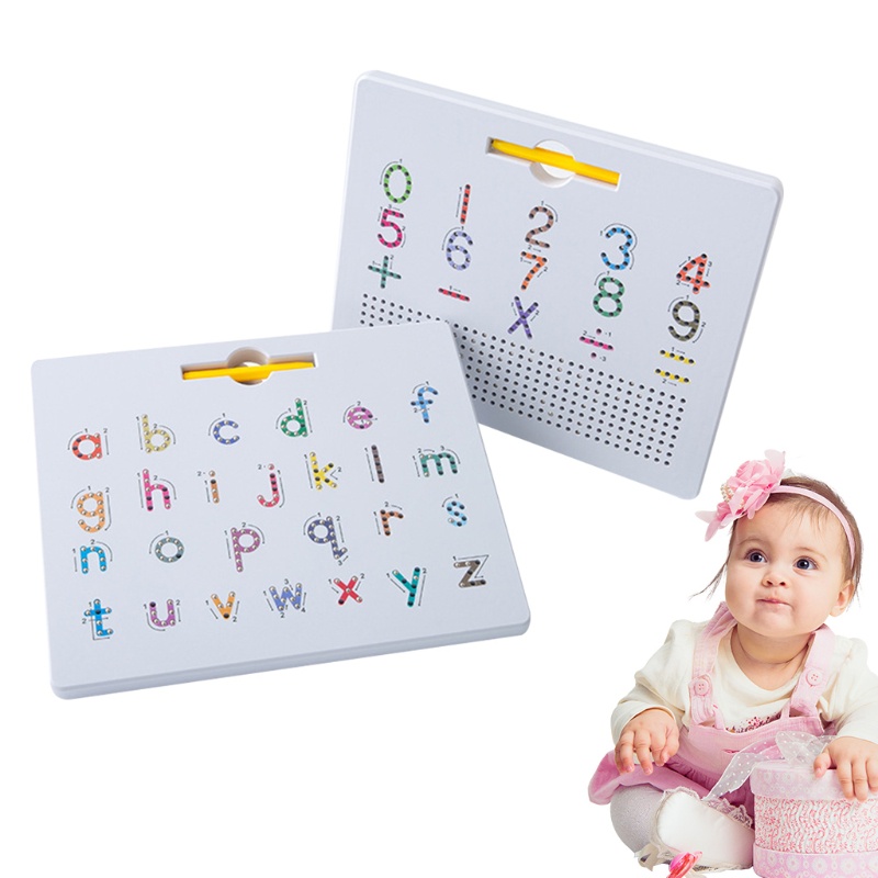 Bảng Viết Nam Châm In Chữ ABC Giáo Dục Sớm Cho Bé