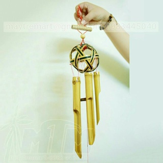 Mây tre đan- Chuông gió tre, chuông gió trúc (quả cầu lớn) - Tre VN