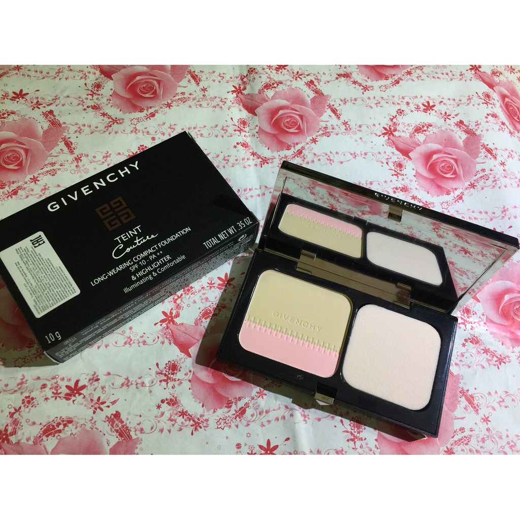 Phấn Nén Givenchy Teint Couture SPF 10 #1,#2 FULLBOX