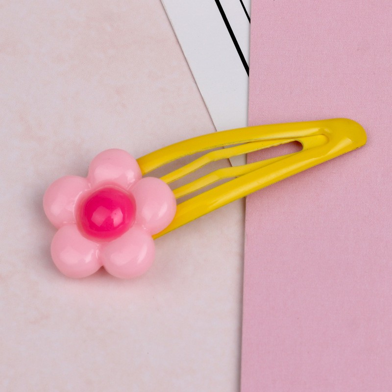 Kẹp tóc màu kẹo ngọt phong cách xinh xắn