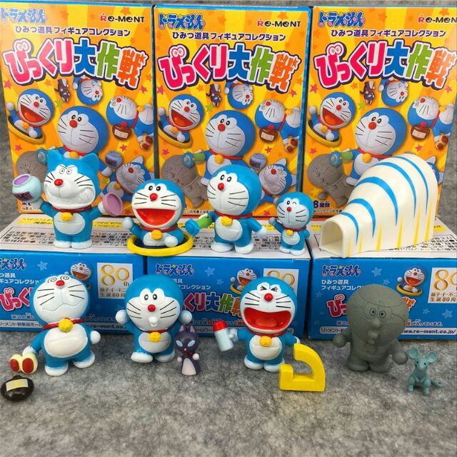 Doreamon: Hộp 8 mẫu mô hình Doreamon Bảo Bối