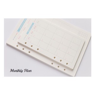GIẤY REFILL MÀU XANH BIỂN A5 A6