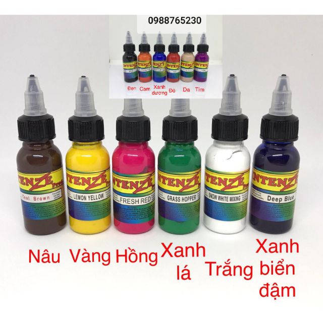 Mực xăm hình  intenze 30ml