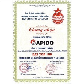 Máy sưởi gốm Rapido điều khiển cơ