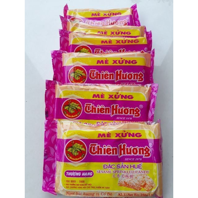 [CHÍNH HÃNG]Mè Xửng dẻo Thiên Hương 250gr_ đặc sản Huế