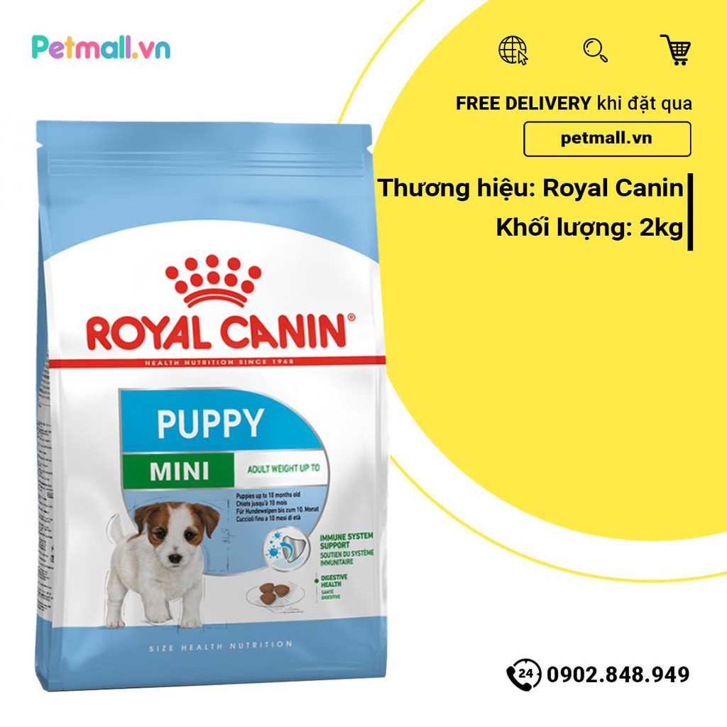 Thức ăn chó Royal Canin MINI PUPPY 2kg