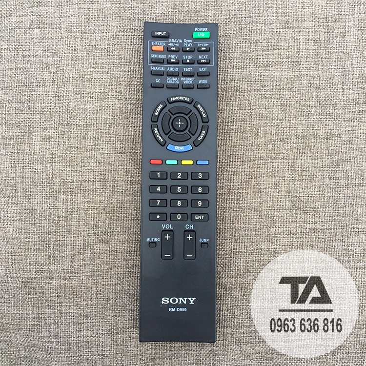 [FREESHIP 50K] Remote tivi sony ✔ Điều khiển Tivi Sony RM D959 - MỚI