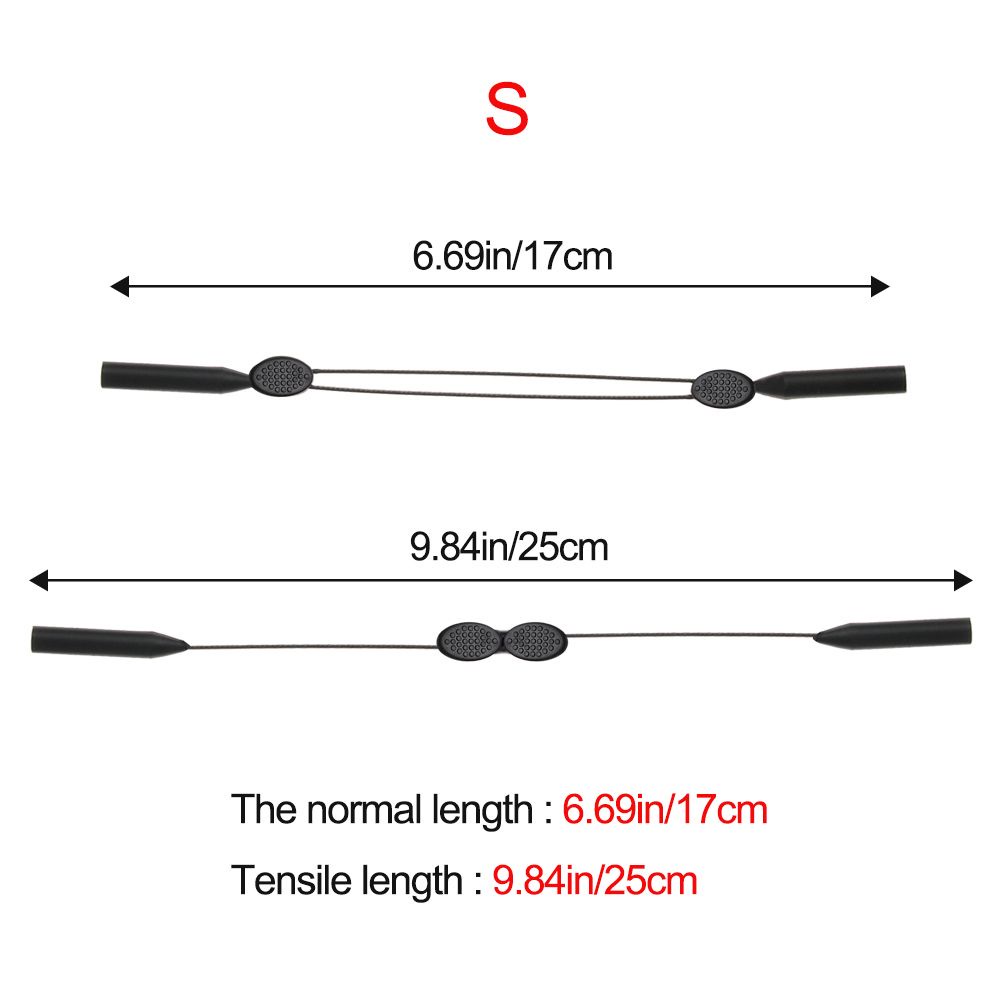 Dây đeo mắt kính bằng silicone chống trượt có thể điều chỉnh