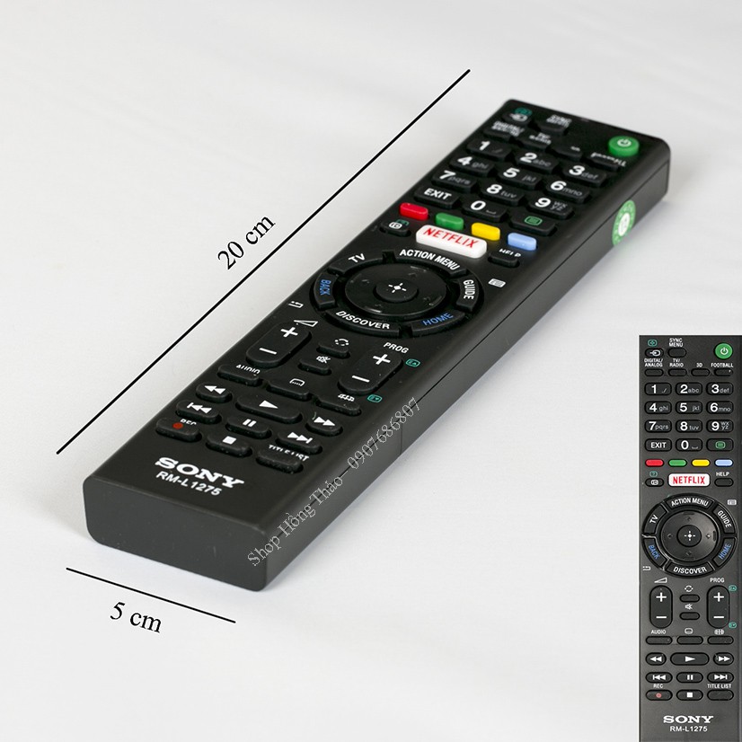 Remote Tivi Sony RM-1275