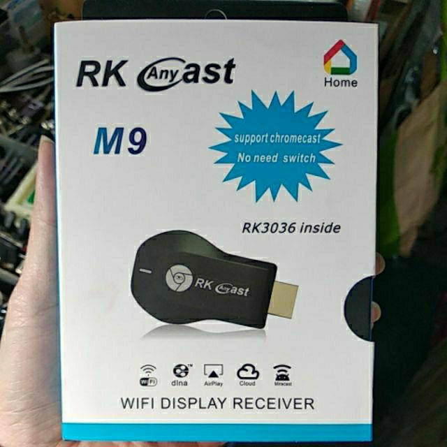 RK Any Cast M9 thiết bị kết nối HDMI