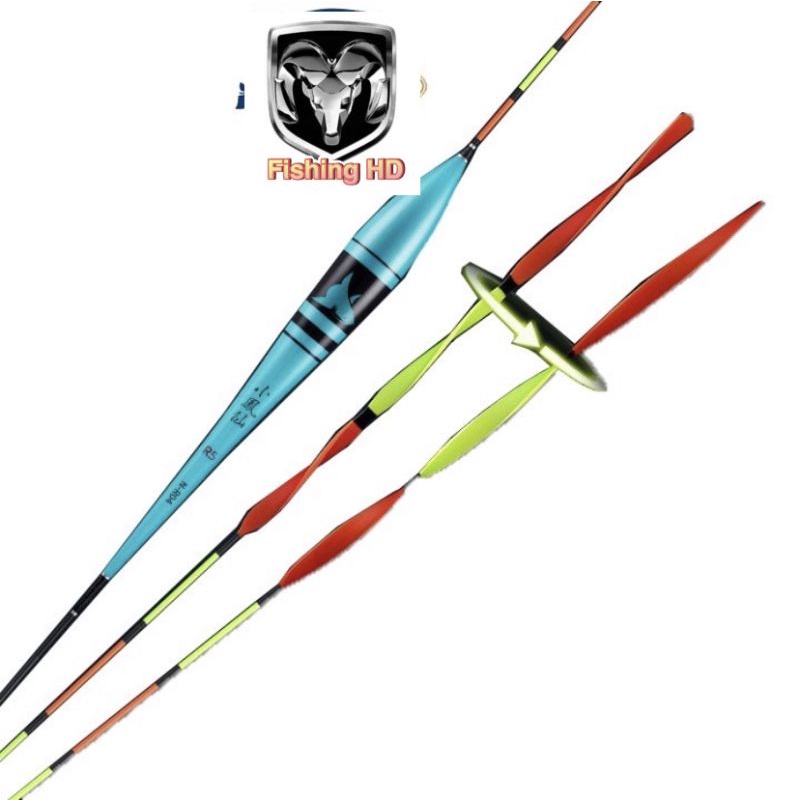 Phao Câu Đài Nano Shark Phao Câu Cá Tăm phao 3D Đầu Xoắn Truyền Thông Tin Siêu Nhạy Cao Cấp PC20 đồ câu FISHING_HD