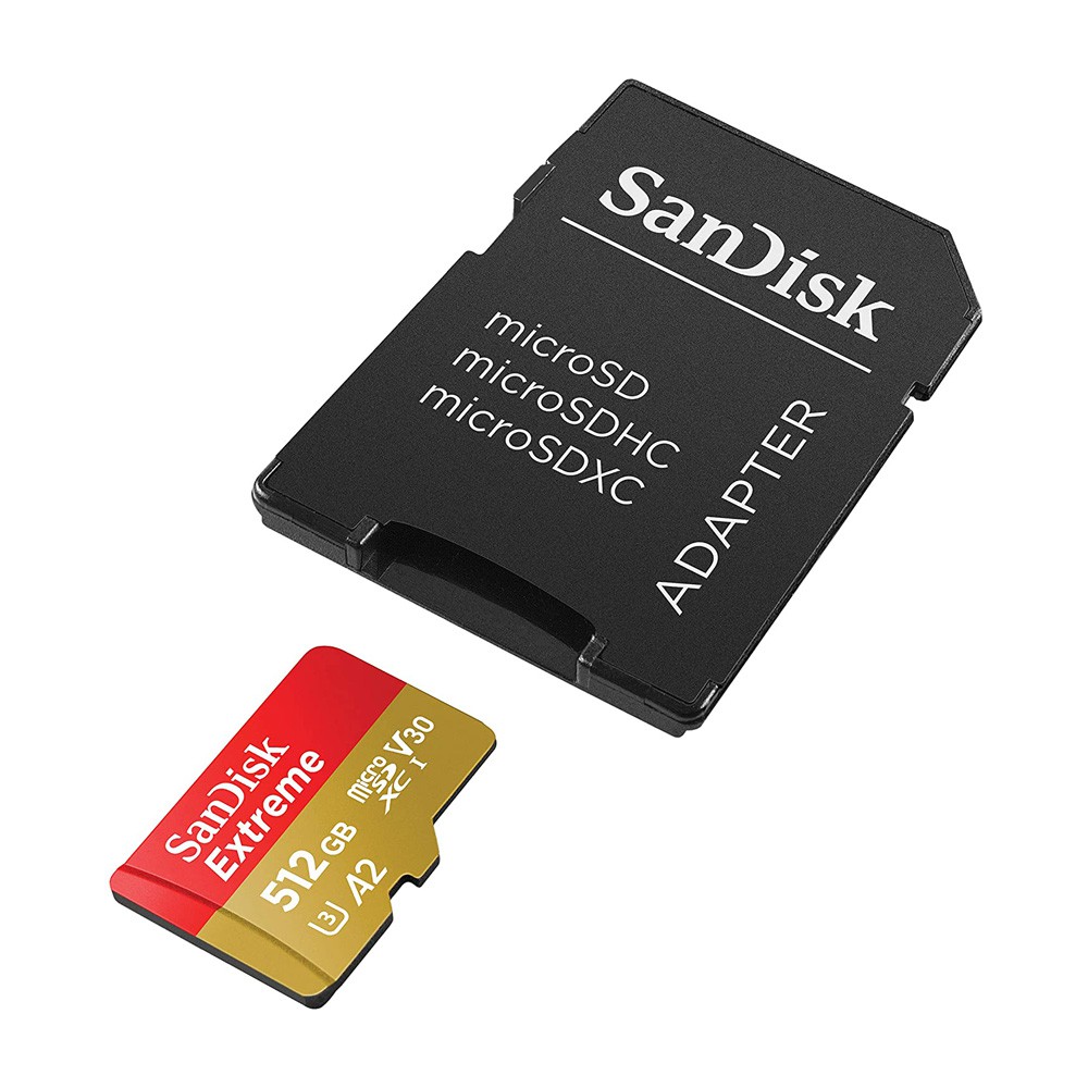 Thẻ Nhớ MicroSDXC SanDisk Extreme V30 A2 512GB 160MB/s SDSQXA1-512G-GN6MA | BigBuy360 - bigbuy360.vn