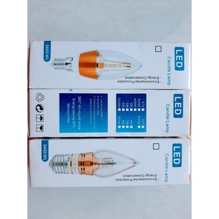 BỘ 5 ĐÈN LED NẾN TRANG TRÍ ĐUÔI E14