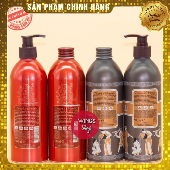 Sữa Tắm Ý Hương Nước Hoa Tesori D’Oriente Cao cấp Italia / Chai 500ml [CHÍNH HÃNG 100%]