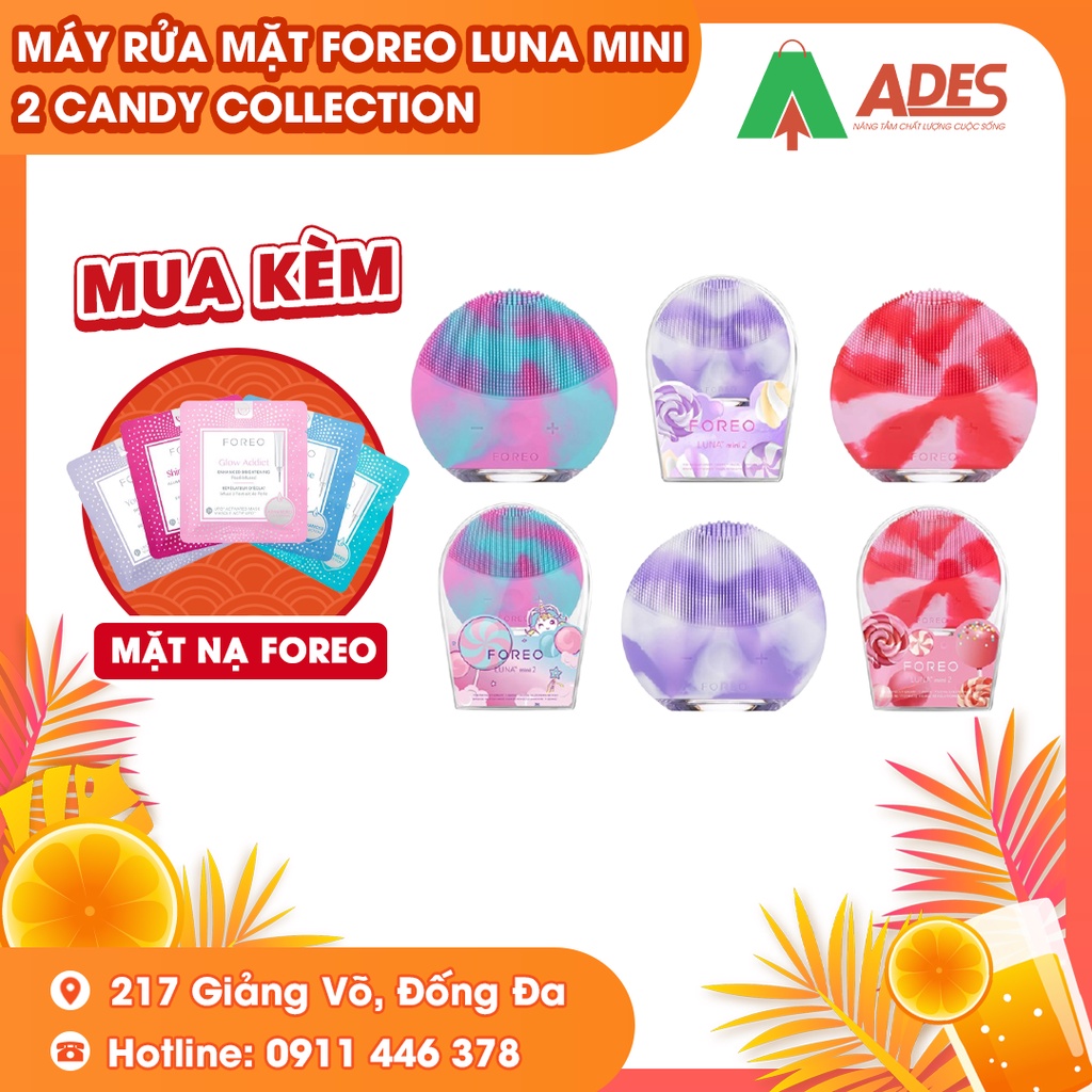 Foreo Luna Mini 2 - Máy rửa mặt phiên bản Candy Collection - Chính hãng - Bảo hành 2 năm