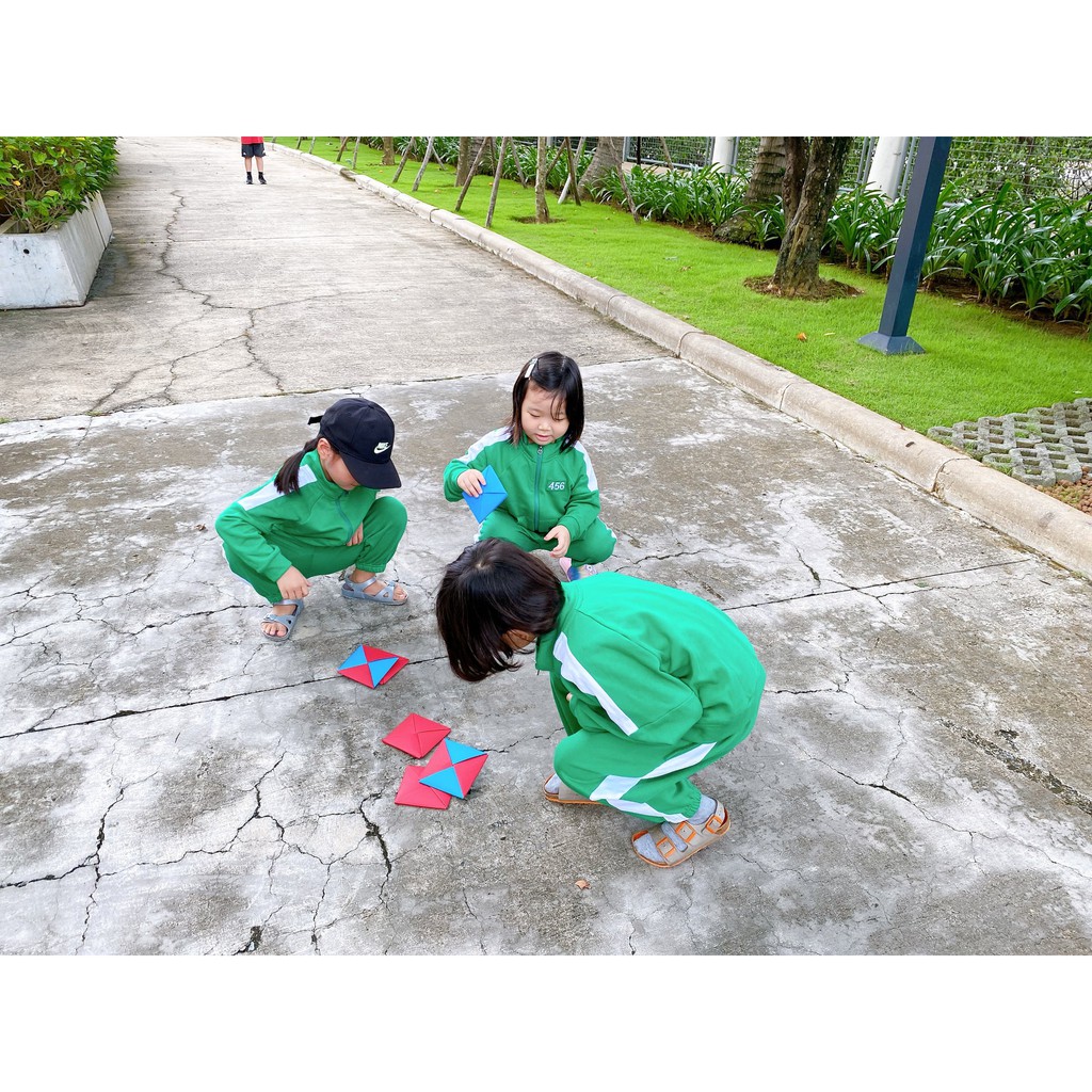 Set thể thao Trò chơi con mực E.studio phiên bản nhí cho bé trai và bé gái