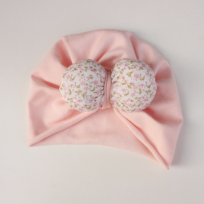 Mũ Tuban Hình Nơ Họa Tiết Nhí Chicbaby Size 3 - 14 tháng