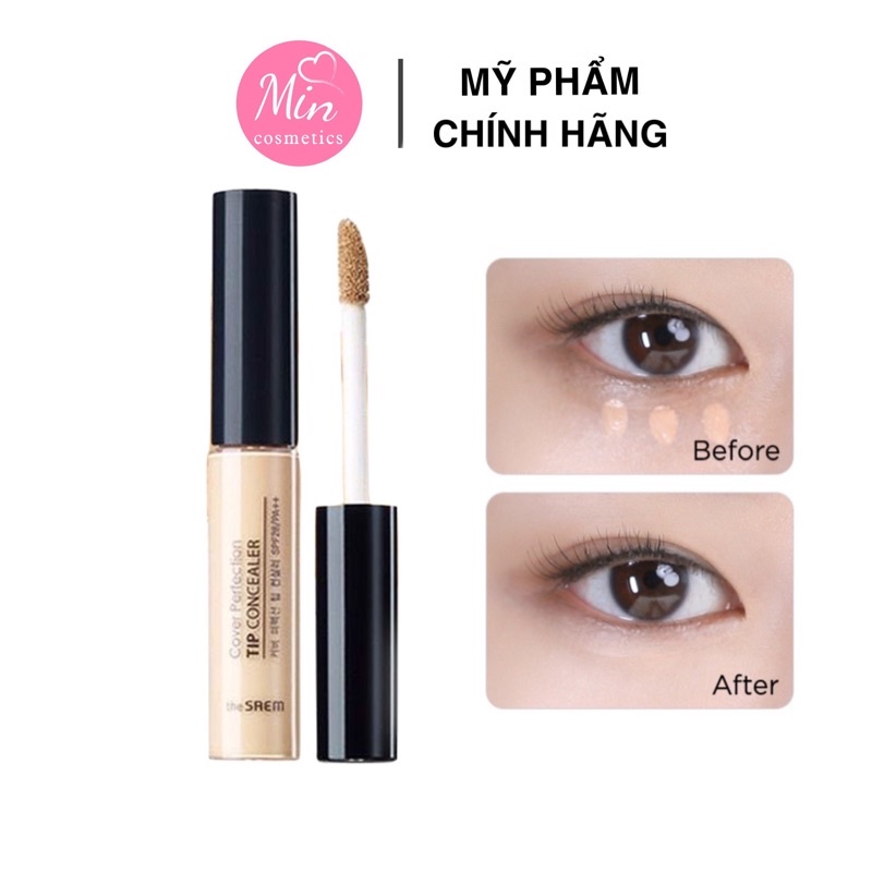 Kem che khuyết điểm The Saem Cover Perfection Tip Concealer