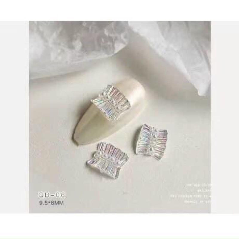 Set Phụ Kiện Nơ Đính Móng 50 Cái