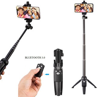 Chân máy ảnh Tripod YunTeng 9928 kiêm gậy chụp hình tự sướng 3 trong 1 kèm tay Remote Bluetooth 3.0