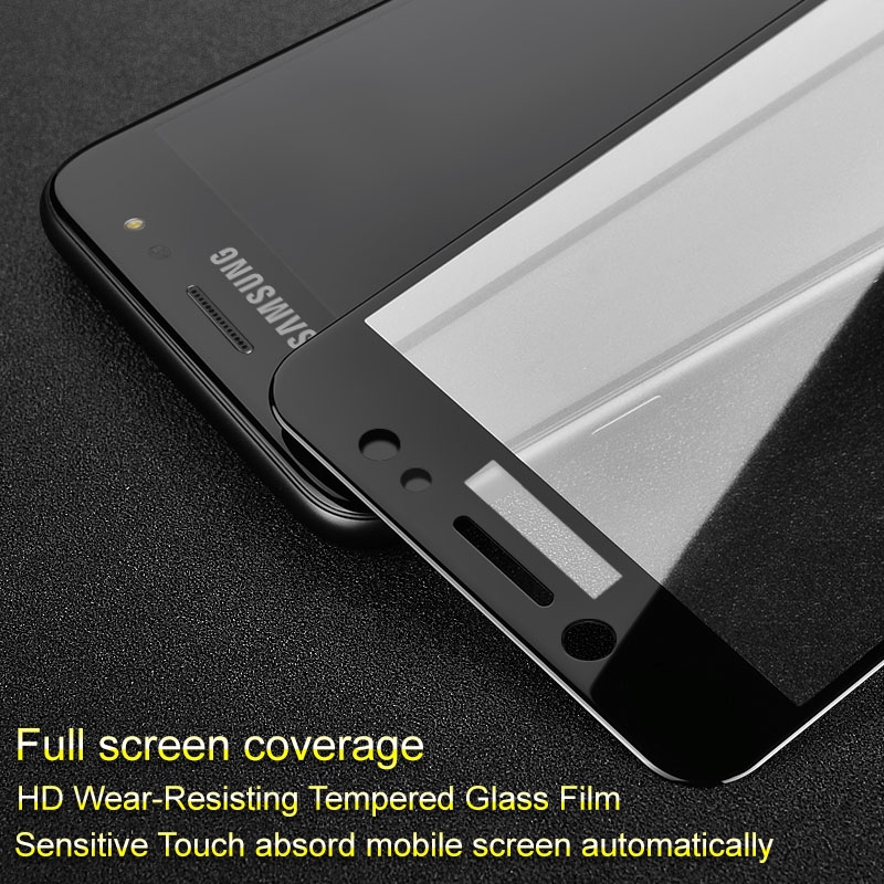 Imak Samsung Galaxy J7 Plus J7+ Tempered Glass Full Cover Screen Protector Film