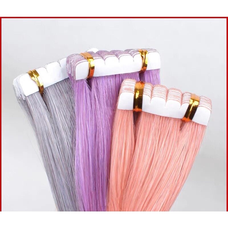 Tóc nối high light dán chắc chắn không bung  Phong cách Hàn quốc Qiqishop