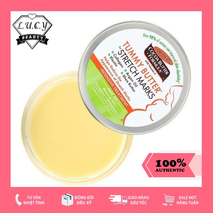 Hàng USA- Kem bơ chống rạn da cho bà bầu khi mang thai Tummy Butter for Stretch Marks của Palmer's 125g