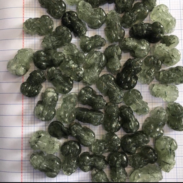 Tỳ hưu thạch anh tóc xanh