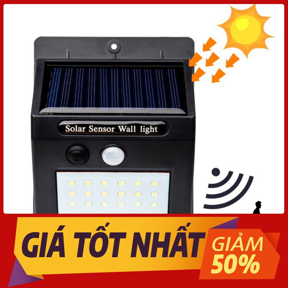 ĐÈN LED SÂN VƯỜN CẢM BIẾN SỬ DỤNG NĂNG LƯỢNG MẶT TRỜI SIÊU SÁNG