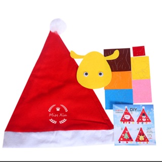 Nón noel tự trang trí