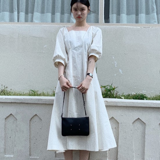 Đầm vintage dáng dài