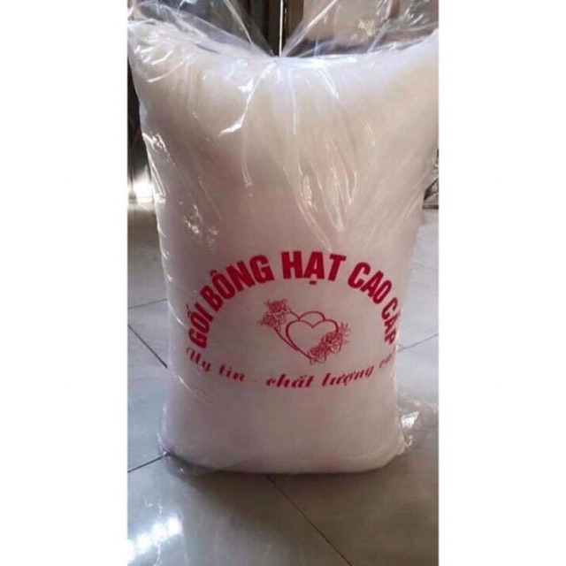 Ruột Gối bông hạt 1,6kg ( dành cho người thích gối cao) hàng Việt Nam
