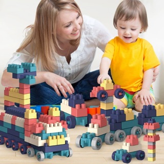 Hộp lắp ghép lego 100pcs vintage nhựa đẹp cho bé