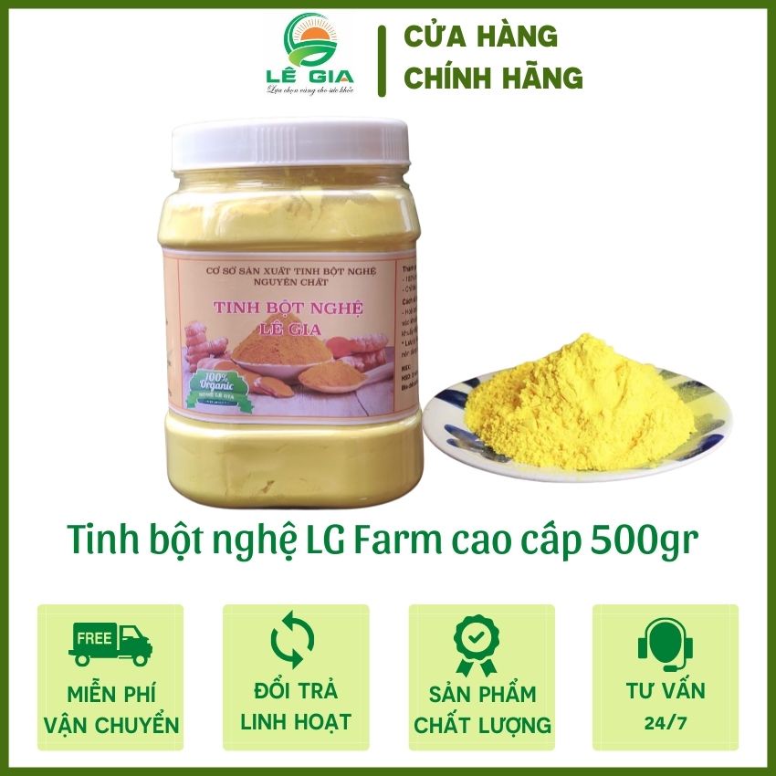 Tinh bột nghệ nguyên chất - 500 gram