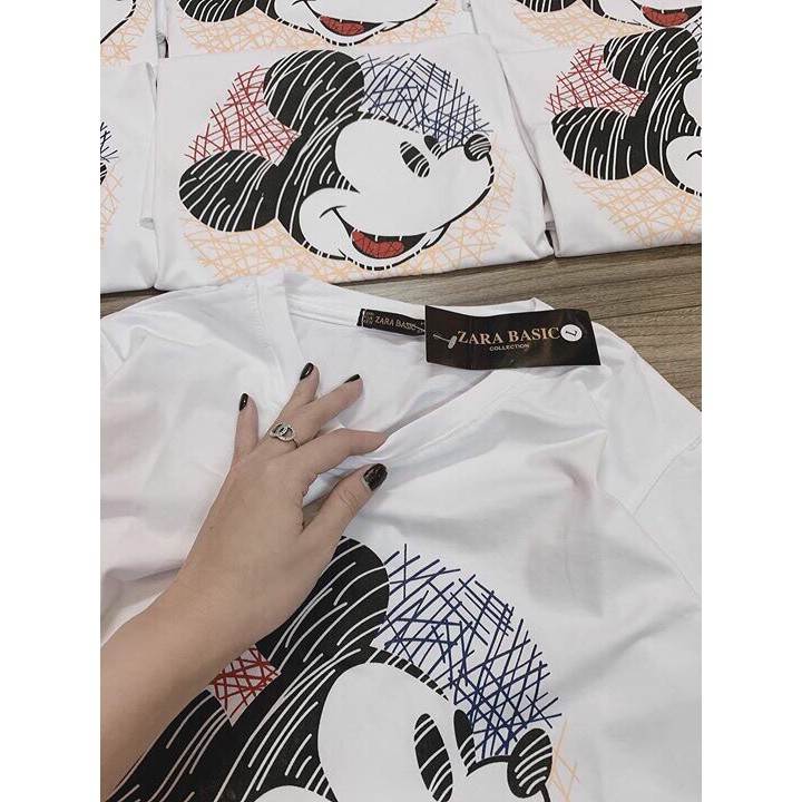 Áo Thun Nữ Họa Tiết Chuột Mickey HOT 2021