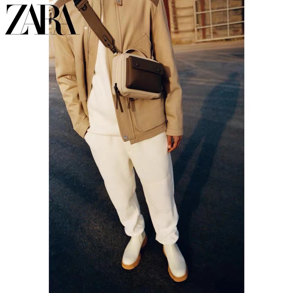 Túi Đeo Chéo Vai ZARA Hình Vuông Nhỏ Đựng Điện Thoại Thời Trang Dành Cho Nam