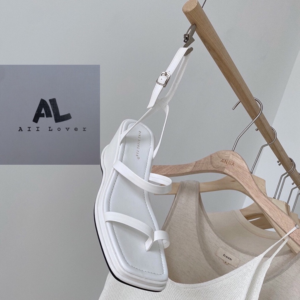SANDAL NỮ ALI LOVER - GIÀY XUỒNG NỮ QUAI MẢNH - SANDAL ĐẾ BẰNG THỜI TRANG - GIÀY NỮ QUAI KẸP MŨI VUÔNG 9 PHÂN - AS220202