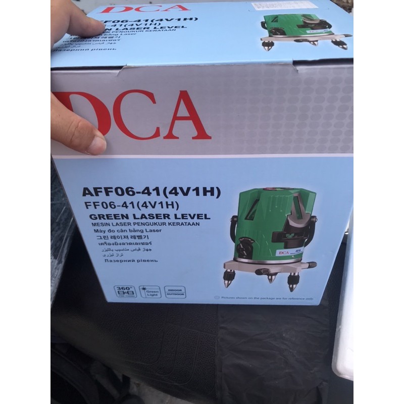 Máy cân mực 5 tia laser xanh DCA AFF06-41