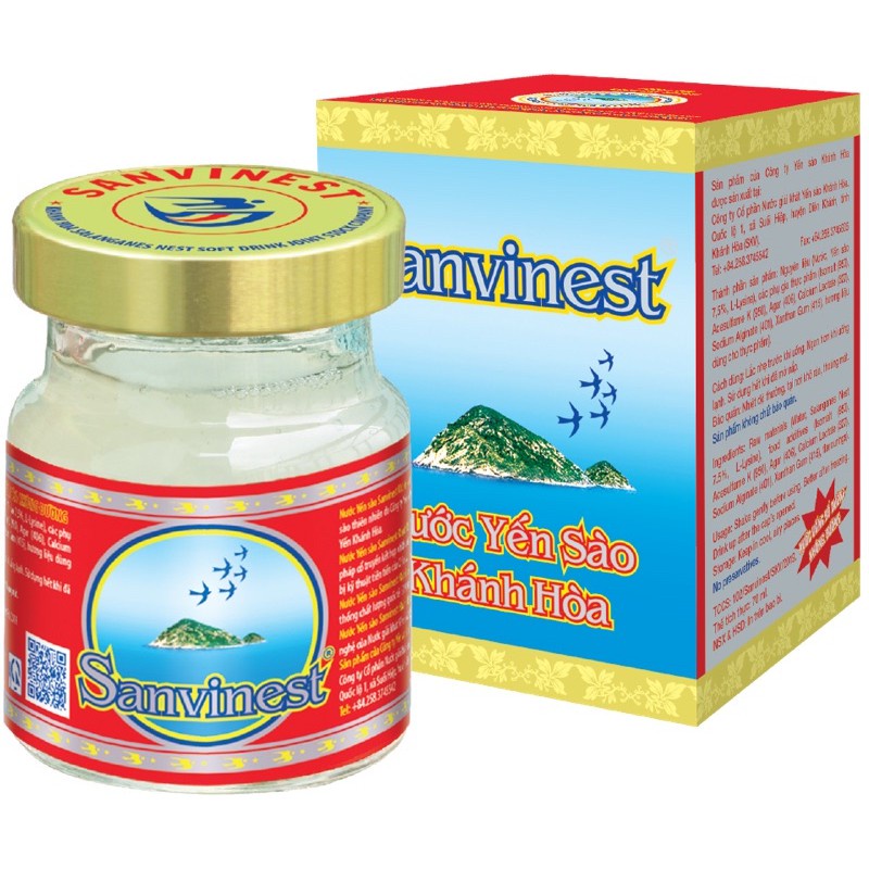 Nước Yến Sào Cao Cấp Khánh Hòa Savinnest Không Đường Lọ 70ml.