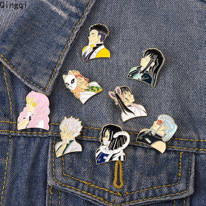 Ghim cài áo Miss Zoe bằng kim loại tráng men hình nhân vật anime dễ thương