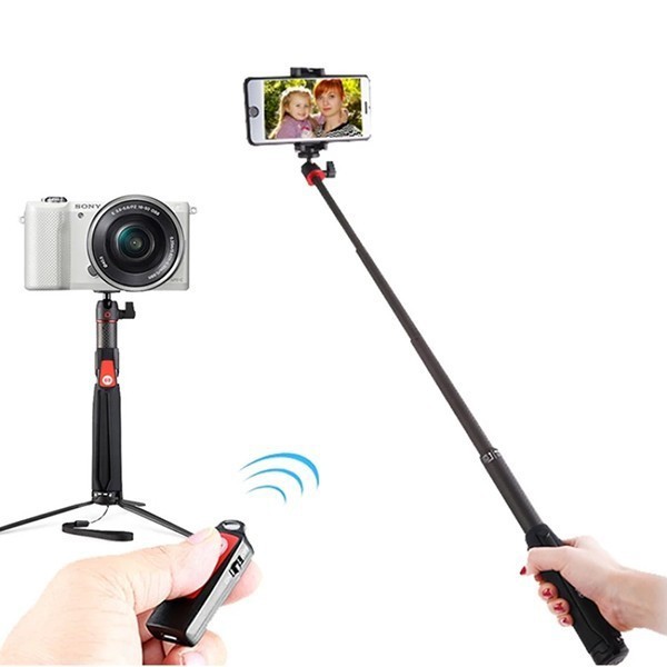 [Mã 159ELSALE hoàn 7% đơn 300K] Gậy điện thoại, Gậy Gopro Carbon Benro SC1