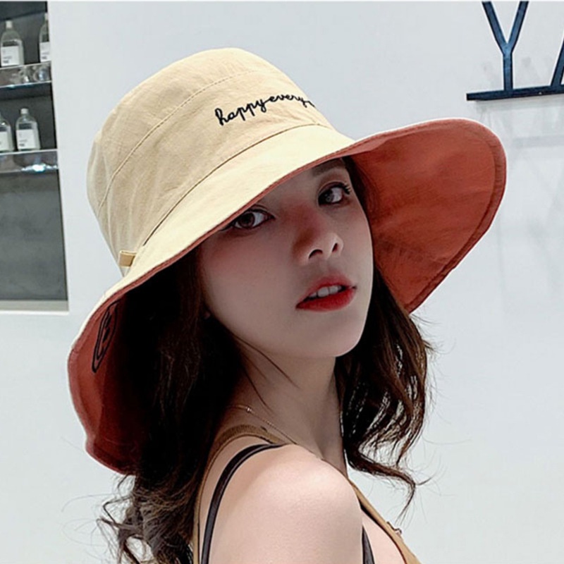 Mũ Tai Bèo Chống Tia Uv Họa Tiết Mặt Cười Xinh Xắn Thời Trang