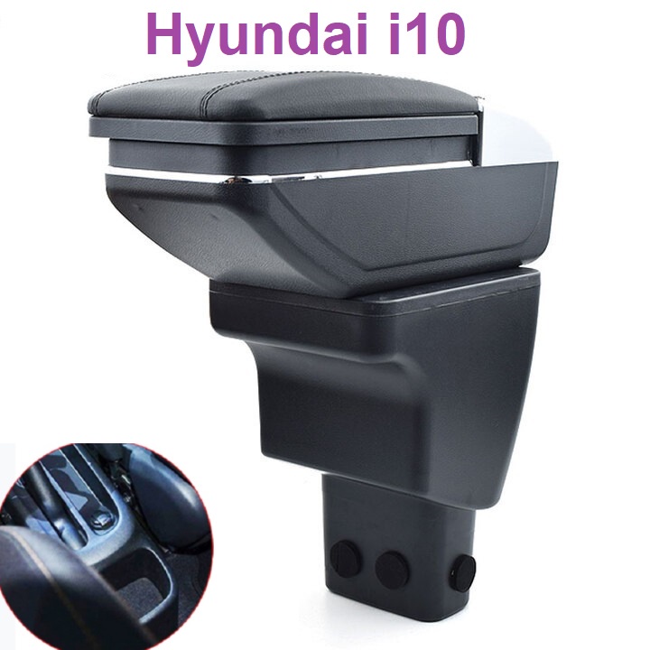 Hộp tỳ tay, bệ tỳ tay lắp cho xe Hyundai i10, Armrest box for Hyundai i10