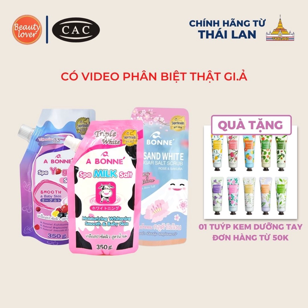 Muối tắm sữa bò A Bonne 350g – Beauty Lover muối tẩy tế bào chết, muối tẩy tế bào chết body, dưỡng trắng da