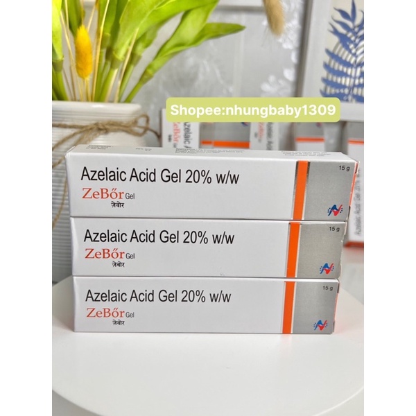 Kem Zebor gel 20% azelaic giảm thâm sáng da