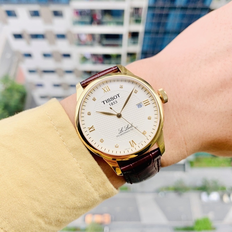 Đồng hồ nam chính hãng Tissot Le Locle Diamond T006.407.36.266.00 - Máy cơ tự động - Kính Sapphire