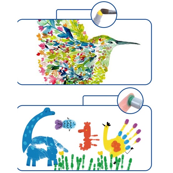 Màu sáp Lụa hữu cơ Mideer Silky Crayon 12- 24- 36 màu