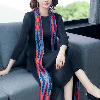Đầm thiết kế dáng dài giả 2 món độc đáo thời trang cao cấp cho nữ