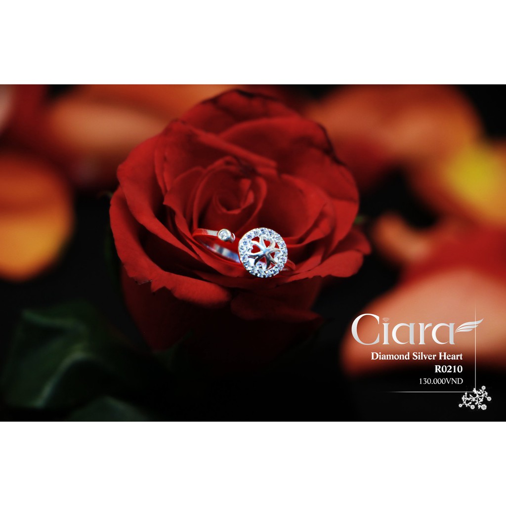 NHẪN BẠC 925 hoa may mắn - Nhẫn hở freesize